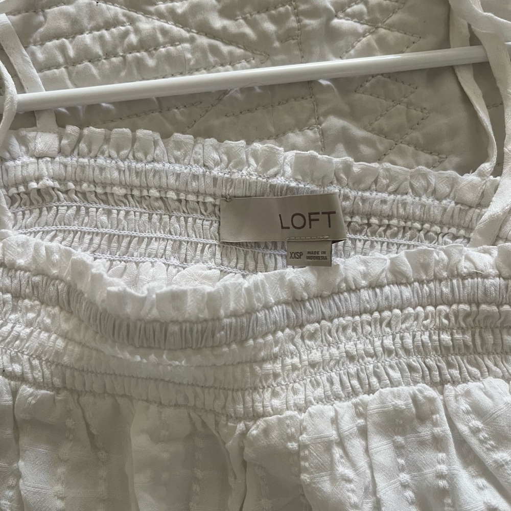 Loft White Tank Top - Picture 3 of 3